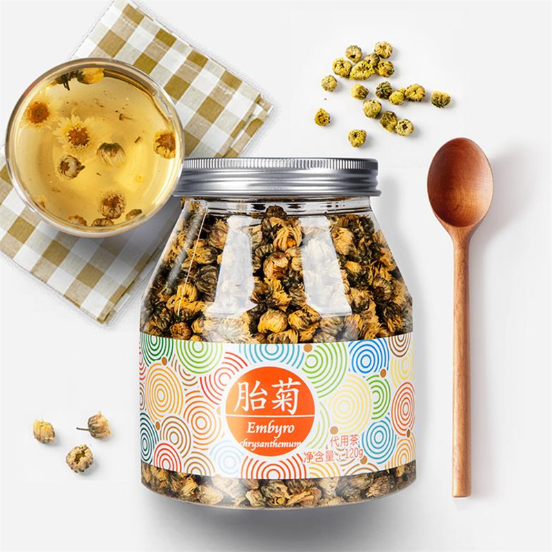 虎标胎菊120g 菊花茶 胎菊花草茶 花茶 菊花茶 桐乡胎菊 杭白菊