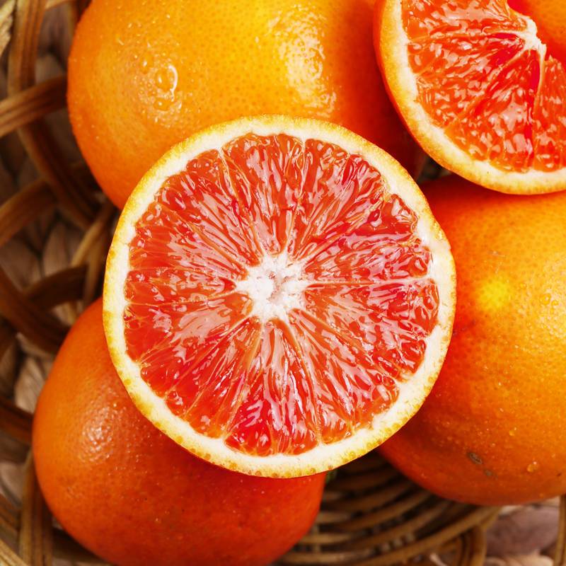 四川资中血橙新鲜水果5斤包邮红橙子正宗塔罗科果冻红肉红心橙子