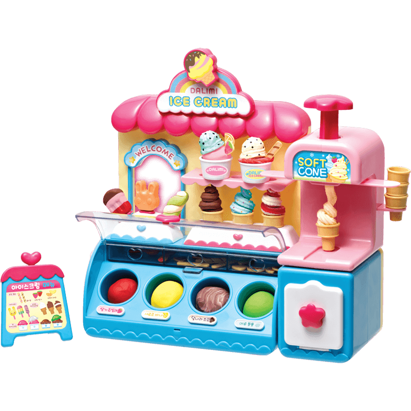 韩国toytron太伶美儿童冰淇淋店套装小伶玩具男孩女孩过家家玩具