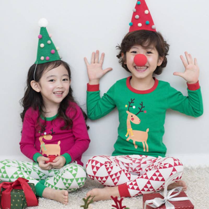 儿童内衣套装纯棉女童秋冬家居服男童睡衣棉毛衫宝宝秋衣秋裤保暖