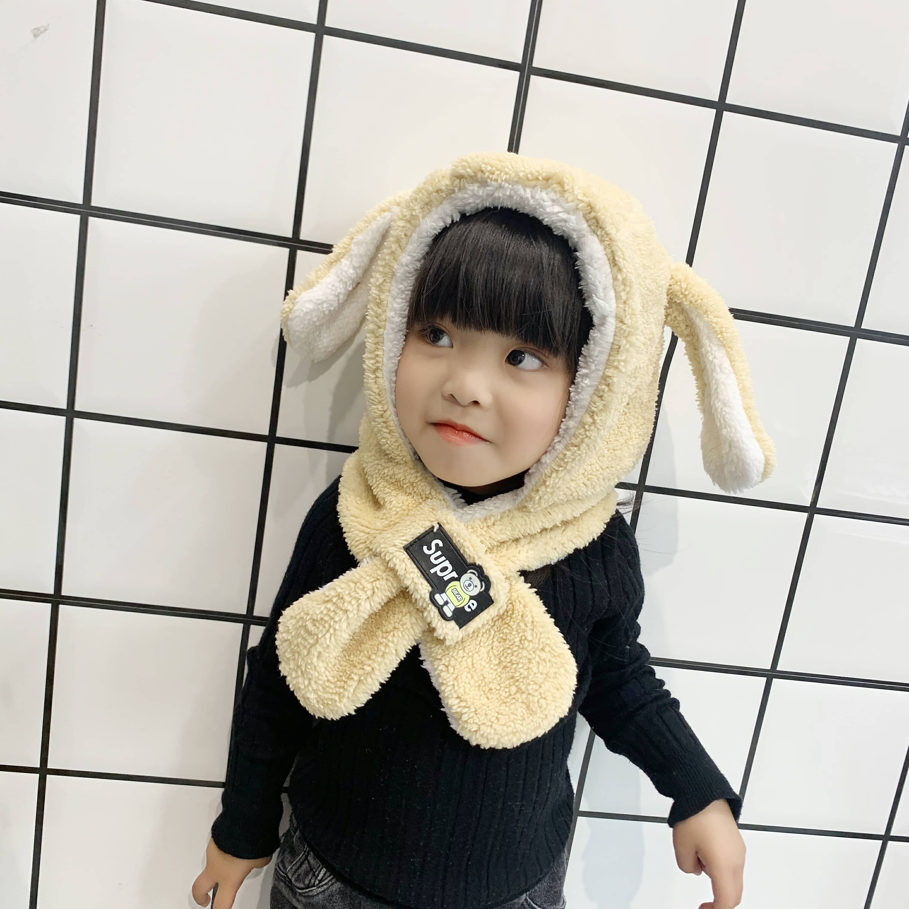 加厚款帽子围巾手套女秋冬季亲子儿童三件一体套装加厚围巾帽子