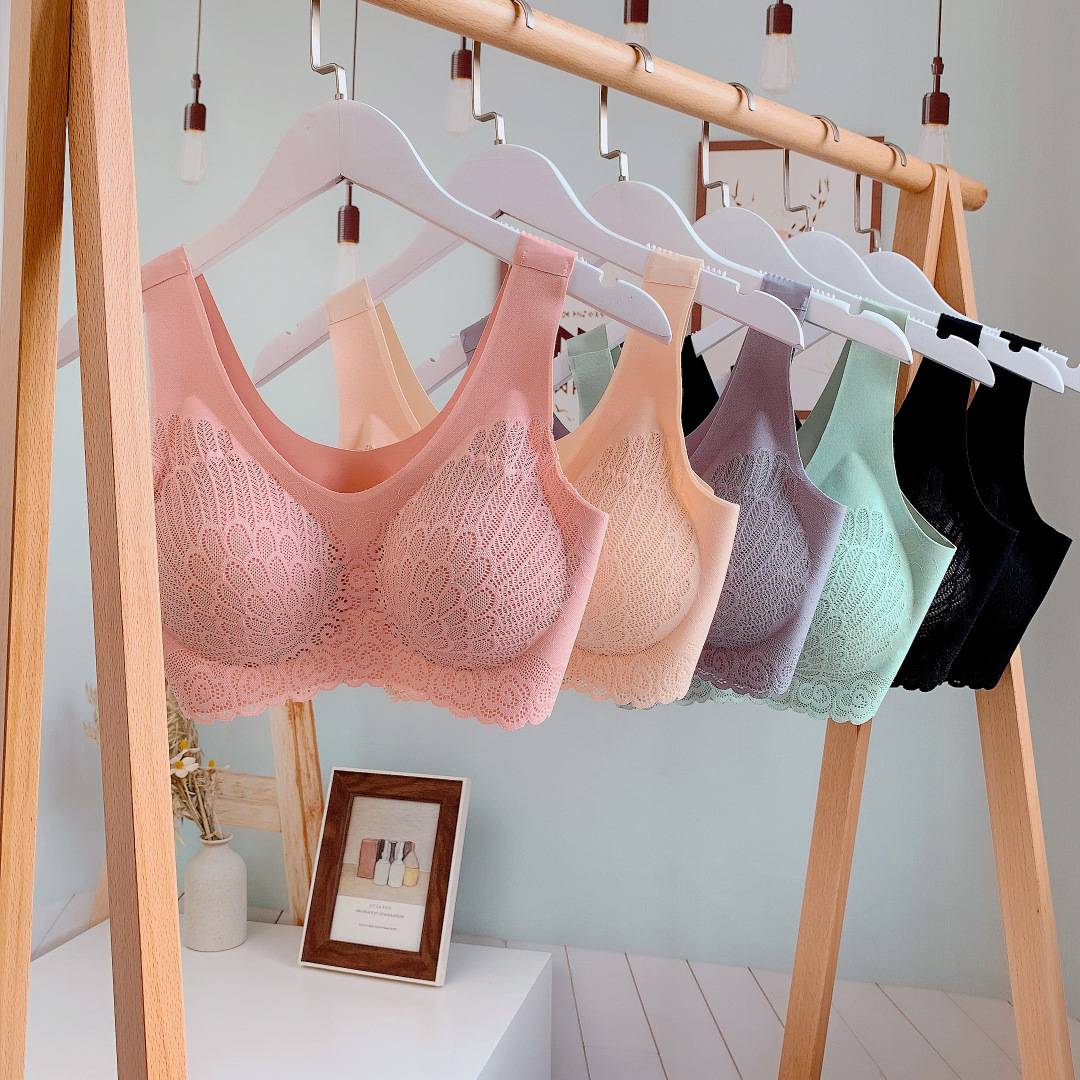 泰国乳胶内衣女4.0无钢圈美背聚拢收副乳调整型背心式运动文胸罩