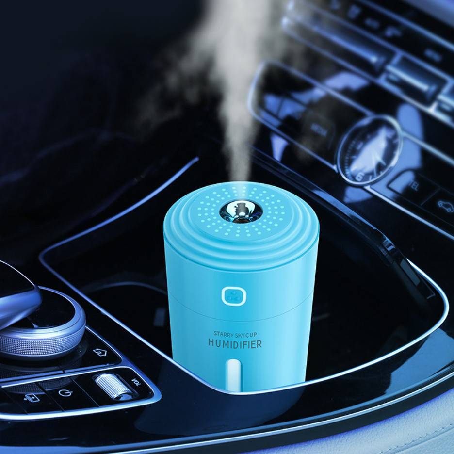 全新升级车载加湿器香薰喷雾空气净化器车载家用办公桌迷你加湿器