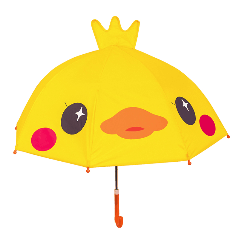 儿童雨伞女小孩宝宝伞遮阳长柄小童男创意公主伞2-3卡通幼儿园伞