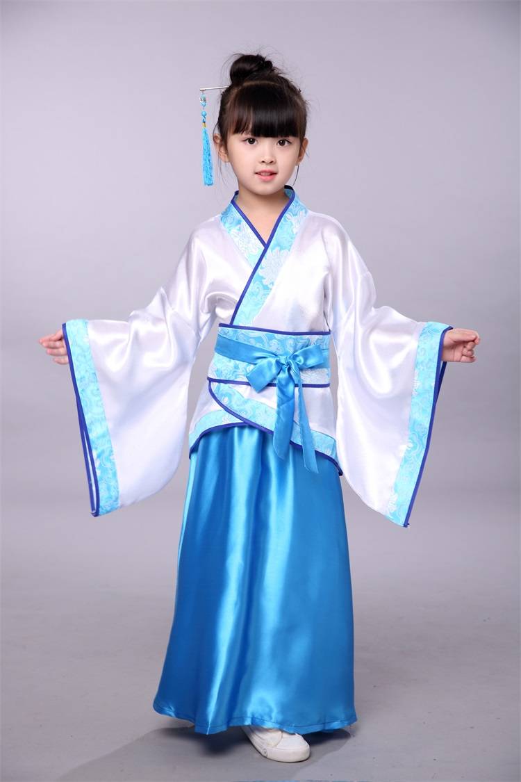 古装儿童汉服国学服装男女童演出服
