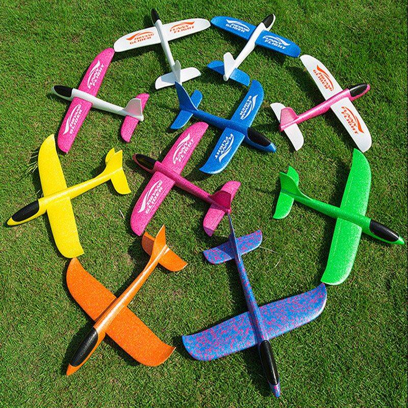 儿童泡沫飞机玩具手抛耐摔回旋滑翔机特技飞行器户外亲子玩具模型