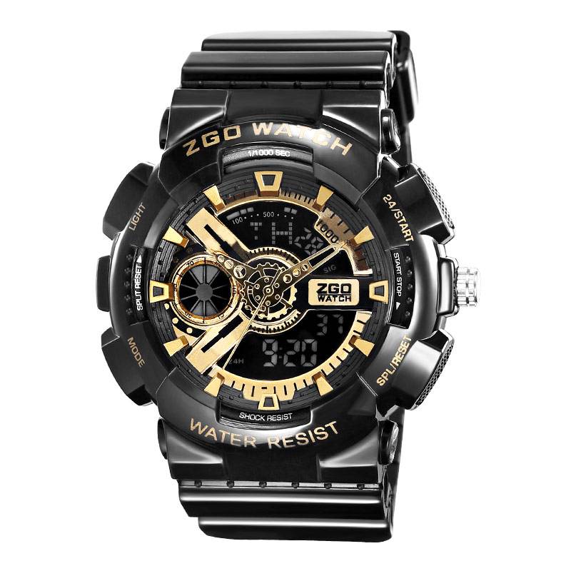 zgo手表男电子表 初中学生男孩机械男士霸气特种兵运动防水潮流 券