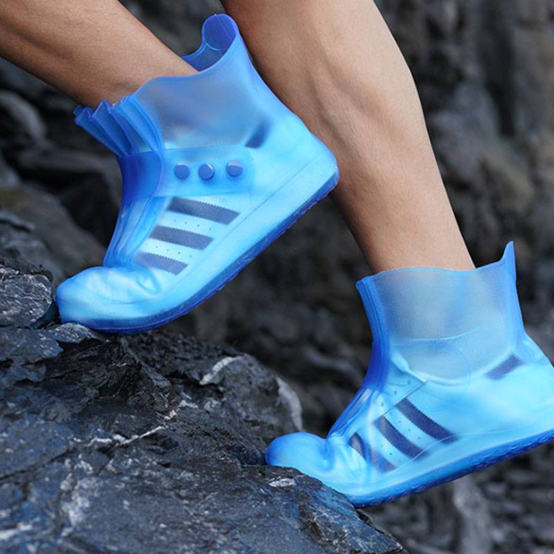 雨鞋套防水雨天鞋套防水硅胶鞋防雨脚套防滑加厚耐磨下雨男女雨靴