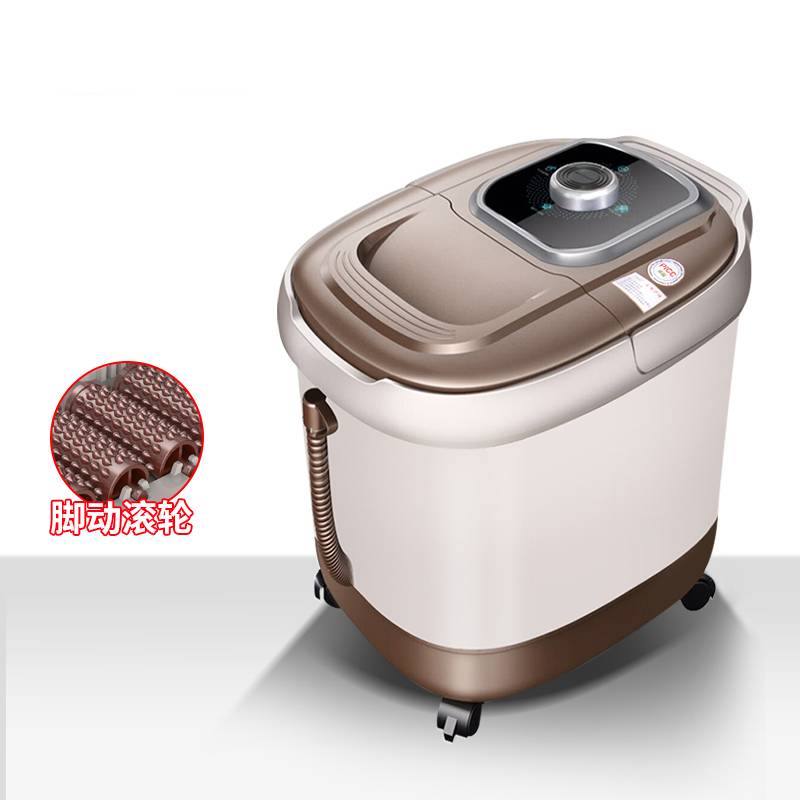 南极人泡脚桶全自动足浴器洗脚盆电动按摩家用泡脚神器加热足疗机